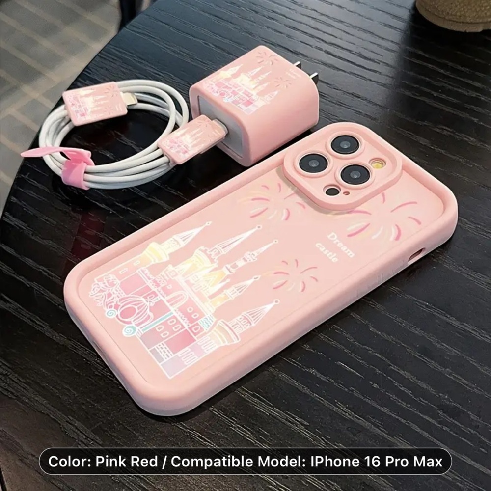 iPhone 16 ProMax castle & fireworks case set Brand New